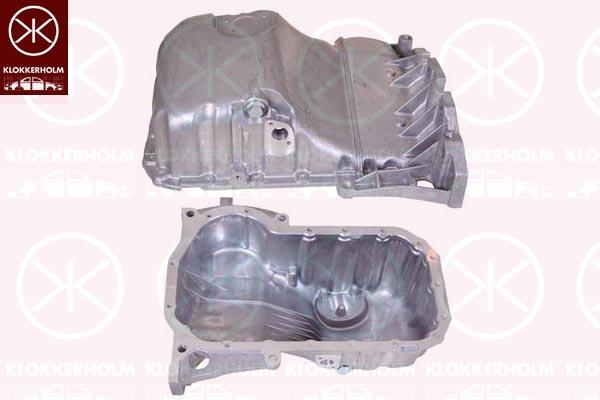 Oil Sump, Aluminium, without bore for oil level sensor, 058 103 598C (VW), 058 103 598C (AUDI), 058 103 598E (VW), 058 103 598E (AUDI), 058 103 603A (VW), 058 103 603A (AUDI), 058103598A (VW), 058103598A (AUDI), 058103603C (VW), 058103603C (AUDI), 58103603E (VW), 58103603E (AUDI)