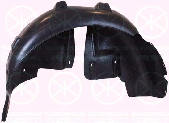 Liner, wheelhouse, Plastic, Right Rear, 3B0 810 972H 01C (VW)