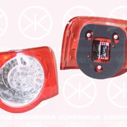 Tail Light Assembly, LED, with bulb holder, white/red, Right, Outer section, 3C5 945 096C (VW), 3C5 945 096H (VW)