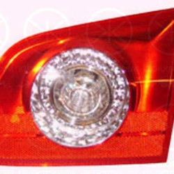 Tail Light Assembly, with bulb holder, white/red, Left, Inner Section, 3C9 945 093 (VW)