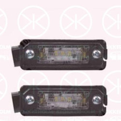 Licence Plate Light, LED, both sides, Set, Quantity: 2, 3C5 943 021 (VW), 3C5943021 (VW)