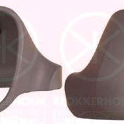 Housing, exterior mirror, w/primer, Left, 3C0 857 537A GRU (VW), 3C0 857 537A (VW)