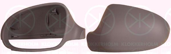 Housing, exterior mirror, w/primer, Right, 3C0 857 538A (VW), 3C0 857 538A GRU (VW)