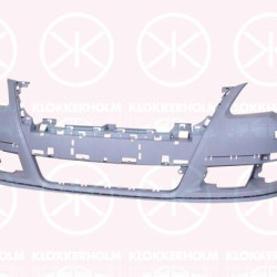 Bumper, w/primer, Front, with hole(s) for parking distance control, with hole(s) for washer nozzle, 3C0 807 217 G GRU (VW), 3C0 807 217 S GRU (VW), 3C0 807 217G (VW)