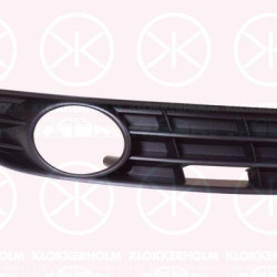 Ventilation Grilles, bumper, Right Front, with hole(s) for fog lights, Outer section, 3C0 853 666A 9B9 (VW)