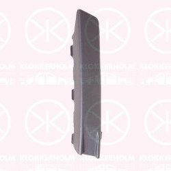 Trim/Protection Strip, bumper, Right Front, Inner Section, black, 3C0 807 646 (VW), 3C0 807 646 9B9 (VW)