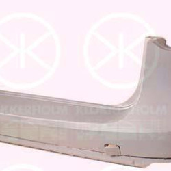 Bumper, Rear, Primered, 3C9 807 417 GRU (VW)