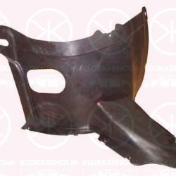 Liner, wheelhouse, Plastic, 6-Speed Manual Transmission, Left Front, Front Section, 1K0 805 911E (VW), 1K0 805 911J (VW), 1K0 805 911L (VW)