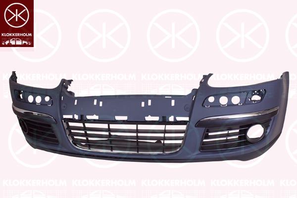 Bumper, Front, Trim Level: komplet, 1K0 807 217E GRU (VW), 1K0 807 217AAGRU (VW)