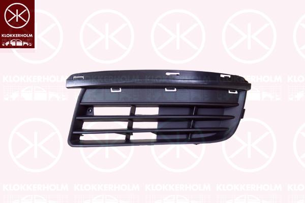 Ventilation Grilles, bumper, black, Left Front, 1K0 853 665G 9B9 (VW)