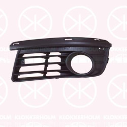 Ventilation Grilles, bumper, black, Left Front, with hole(s) for fog lights, 1K0 853 665K 9B9 (VW), 1K0 854 661K (VW)