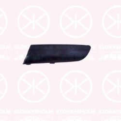 Trim/Protection Strip, bumper, w/primer, Right Front, with hole(s) for washer nozzle, 1K0 807 718E GRU (VW)