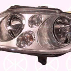 Headlight, H7/H7, with motor for headlamp levelling, AL, Right, Illuminance [lx]: 25, 1T0 941 006D (VW), 1T0 941 006F (VW), 1T0 941 006M (VW), 1T0 941 006R (VW)