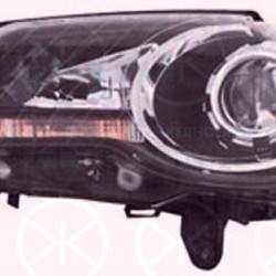 Headlight, H7/H7, with motor for headlamp levelling, AL, Left, Illuminance [lx]: 25, Housing Colour: black, 1T1 941 005C (VW)