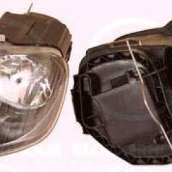 Headlight, H7/H7, with motor for headlamp levelling, Left, Illuminance [lx]: 25, Housing Colour: black, 1T0 941 005P (VW)