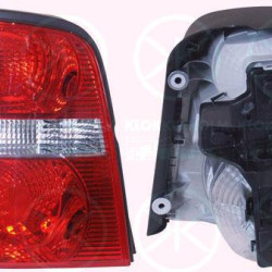 Tail Light Assembly, with bulb holder, white/red, Left, 1T0 945 095C (VW), 1T0 945 095F (VW), 1T0 945 095G (VW)