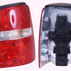 Tail Light Assembly, with bulb holder, white/red, Right, 1T0 945 096C (VW), 1T0 945 096F (VW), 1T0 945 096G (VW)