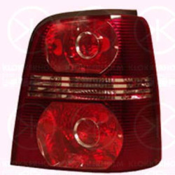 Tail Light Assembly, without bulb holder, Left, Housing Colour: red, 1T0 945 095J (VW), 1T0 945 095N (VW), 1T0945095L (VW)