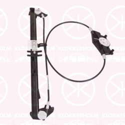 Window Regulator, without electric motor, Electric, Left Rear, 1T0 839 461B (VW), 1T0 839 461P (VW), 1T0839461A (VW)