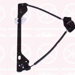 Window Regulator, Manual, Left Rear, 1T0 839 461 (VW), 1T0 839 461 G (VW), 1T0 839 461 L (VW), 1T0 839 461 N (VW), 1T0839461 (VW), 1T0839461G (VW)