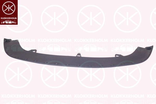 Spoiler, for vehicles without headlamp cleaning system, Front, black, 1T0 805 903B 9B9 (VW)