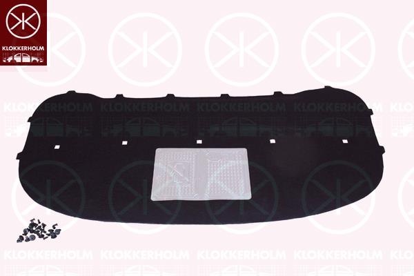 Engine Compartment Noise Insulation, Centre Section, Fitting Position: Bonnet, 1T0 863 831 B (VW)