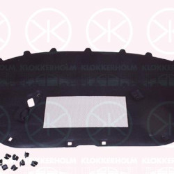 Engine Compartment Noise Insulation, Centre Section, Fitting Position: Bonnet, 6R0 863 831 B (VW), 6R0 863 831 C (VW)