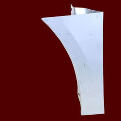 Wing, Left Front, Repair Panel, Rear Section, Lower Section, Zinc-coated, 