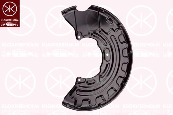 Splash Guard, brake disc, Front Axle Left, for brake disc diameter [mm]: 345, 1K0 615 311C (VW), 1K0615311C (SEAT), 1K0615311C (AUDI), 8J0615311 (VW)