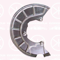 Splash Guard, brake disc, Front Axle Left, Diameter 1/Diameter 2 [mm]: 325/140, Zinc-coated, 1K0 615 311 F (AUDI), 1K0615311B (VAG), 1K0615311F (SEAT)