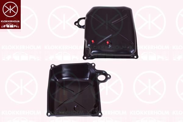 Oil Sump, automatic transmission, Transmission Type: 6-Speed Dual-Clutch Transmission, 02E 325 201D (VW), 02E 325 201D (AUDI), 02E325201D (SKODA), 02E325201D (SEAT)