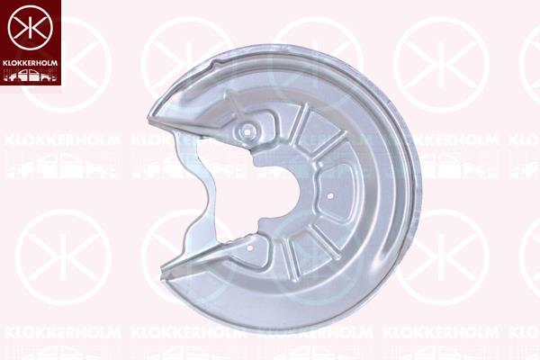 Splash Guard, brake disc, Rear Axle Right, for brake disc diameter [mm]: 282, LUCAS, Zinc-coated, 1K0 615 612P (VW), 1K0615612P (SKODA), 1K0615612P (SEAT)