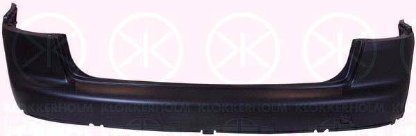 Bumper, w/primer, Rear, 1T0 807 417 GRU (VW)