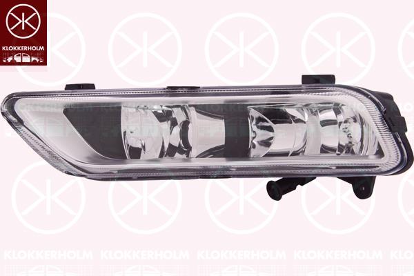 Front Fog Light, Right Front, with daytime running light, with cornering light, H8, P21W, 3AA 941 662A (VW), 3AA 941 662F (VW)