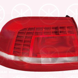 Tail Light Assembly, LED, with bulb holder, Left, Outer section, 3AF 945 207A (VW), 3AF 945 207B (VW)