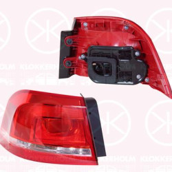 Tail Light Assembly, Right, Outer section, with bulb holder, ULO, 3AF 945 096A (VW), 3AF 945 096E (VW), 3AF945096C (VW), 3AF945096G (VW)