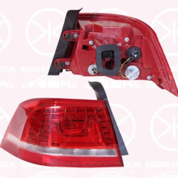 Tail Light Assembly, Left, LED, Outer section, with bulb holder, 3AE 945 207B (VW), 3AE945207B (VW)