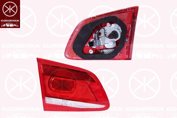 Tail Light Assembly, Left, LED, Outer section, with bulb holder, Valeo, 3AE 945 093D (VW), 3AE 945 093J (VW), 3AE945093B (VW), 3AE945093D (VW)