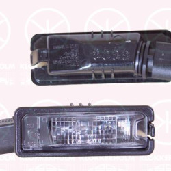 Licence Plate Light, with bulb holder, 1K8 943 021 (VW), 1K8943021 (SEAT), 65252406003 (VW)