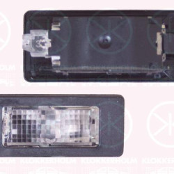 Licence Plate Light, with bulb holder, with cover, Registration Type: ECE approved, 1K9 943 021C (VW), 1K9 943 021D (VW), 1K9943021A (VW), 1K9943021A (SEAT)