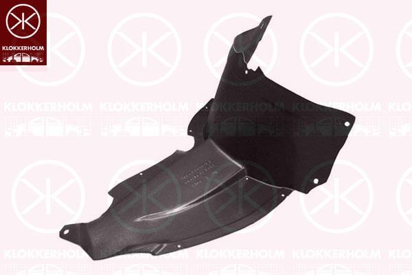 Liner, wheelhouse, Left Front, Front Section, Plastic, 3AA805911 (VW)