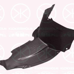 Liner, wheelhouse, Left Front, Front Section, Plastic, 3AA805911 (VW)