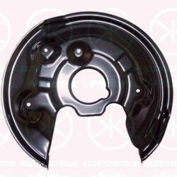 Splash Guard, brake disc, Rear Axle Left, for brake disc diameter [mm]: 282, Aluminium, 5N0 615 611 (VW), 5N0 615 611C (VW), 5N0 615 611C (AUDI), 5N0615611C (SKODA), 5N0615611C (SEAT)