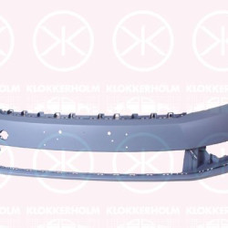 Bumper, Front, not for trim level: R-LINE, with hole(s) for parking distance control, Number of bores: 4, with hole(s) for washer nozzle, w/primer, 3C8 807 217AN GRU (VW)