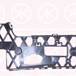 Mounting Bracket, bumper, Plastic, Left Front, Outer section, 3AA 807 177 (VW)