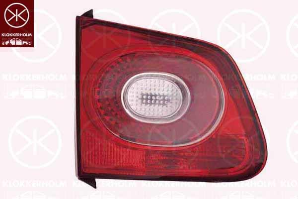 Tail Light Assembly, Left, Inner Section, without bulb holder, 5N0 945 093B (VW), 5N0945107B (VW), 5N0945093 (VW), 5N0945093B (VW)