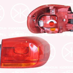 Tail Light Assembly, without bulb holder, Right, Outer section, 5N0 945 096N (VW), 5N0 945 096Q (VW)