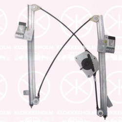 Window Regulator, without electric motor, Electric, Right Front, 5N0 837 462 (VW)