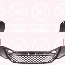 Spoiler, Front, with holes for trim/protective strip, 5N0 805 903 AE 9B9 (VW)