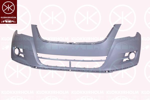 Bumper, w/primer, Standard, Front, 5N0 807 217 GRU (VW)